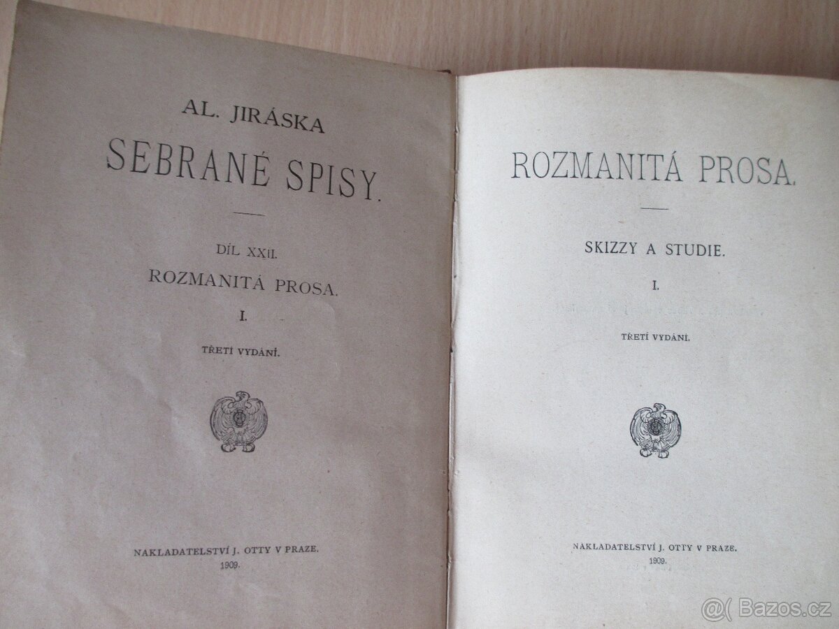 Jirásek, Hálek, Sternbergová Paměti, Červená knihovna - 2
