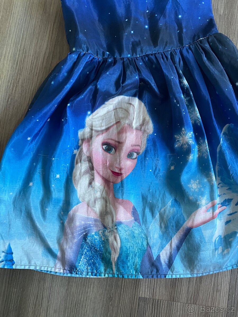 Dívčí šaty s Elsou H&M 122/128 - 2