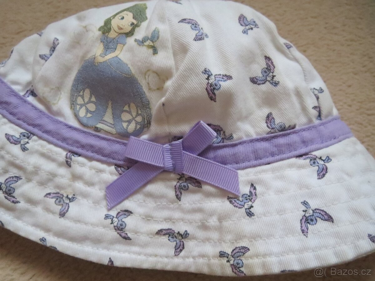 detský ,kojenecký klobouček princezna Sofie první 2 roky - 2