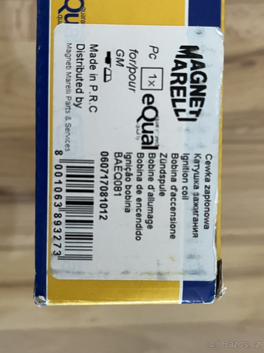 Zapalovací cívka/modul/lišta/kazeta Opel Corsa/Agila 1.0 - 2