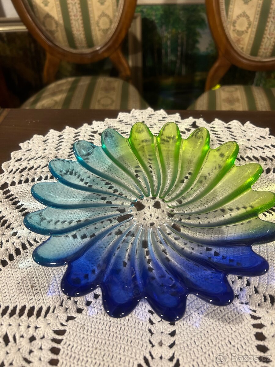 Vintage Waltherglas mísa a talířek - 2