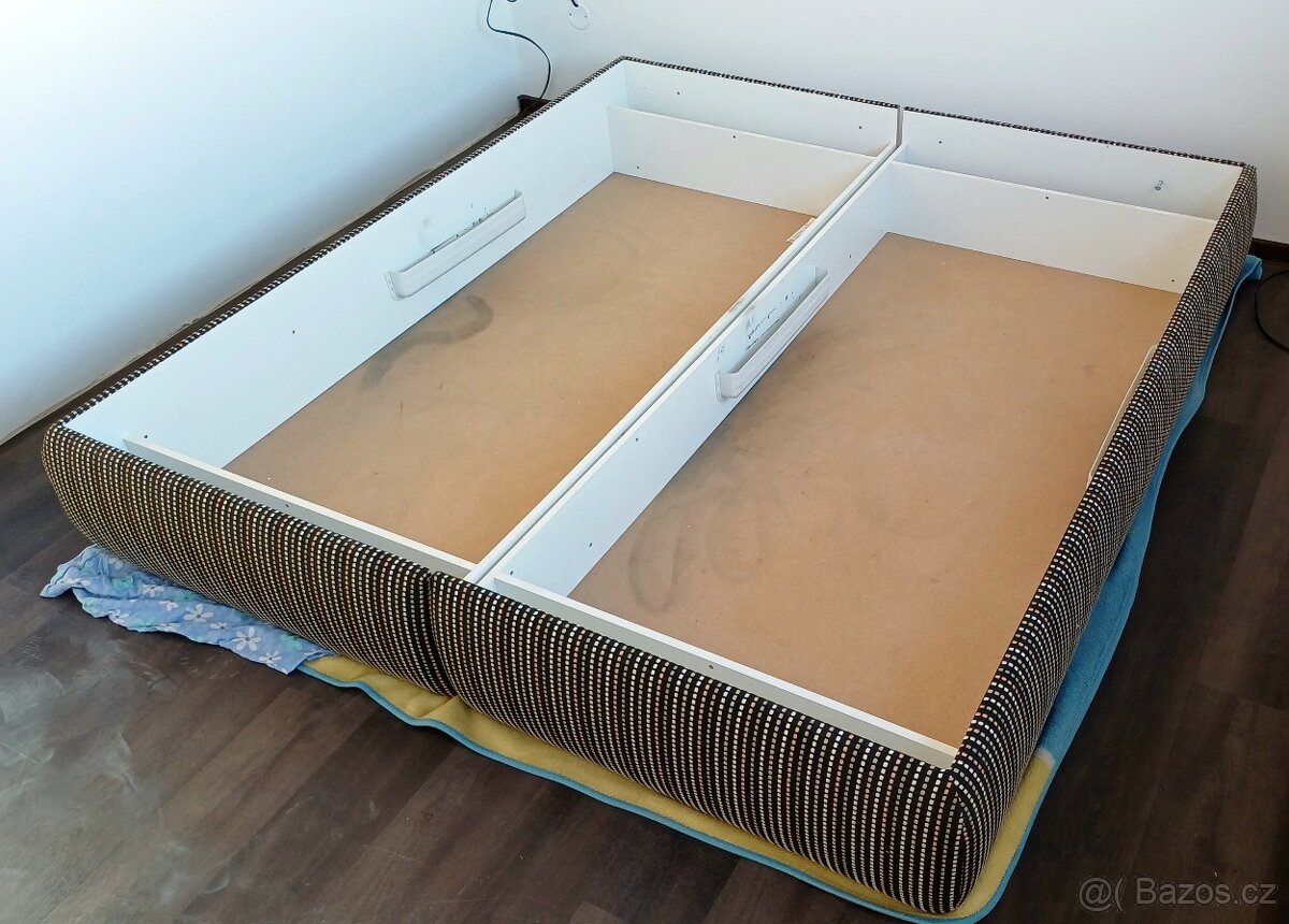 Postel BLANAŘ – čalouněné dvoulůžko korpus a čelo - 2
