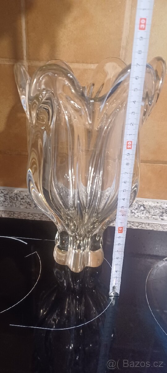 Váza hutní sklo - 2