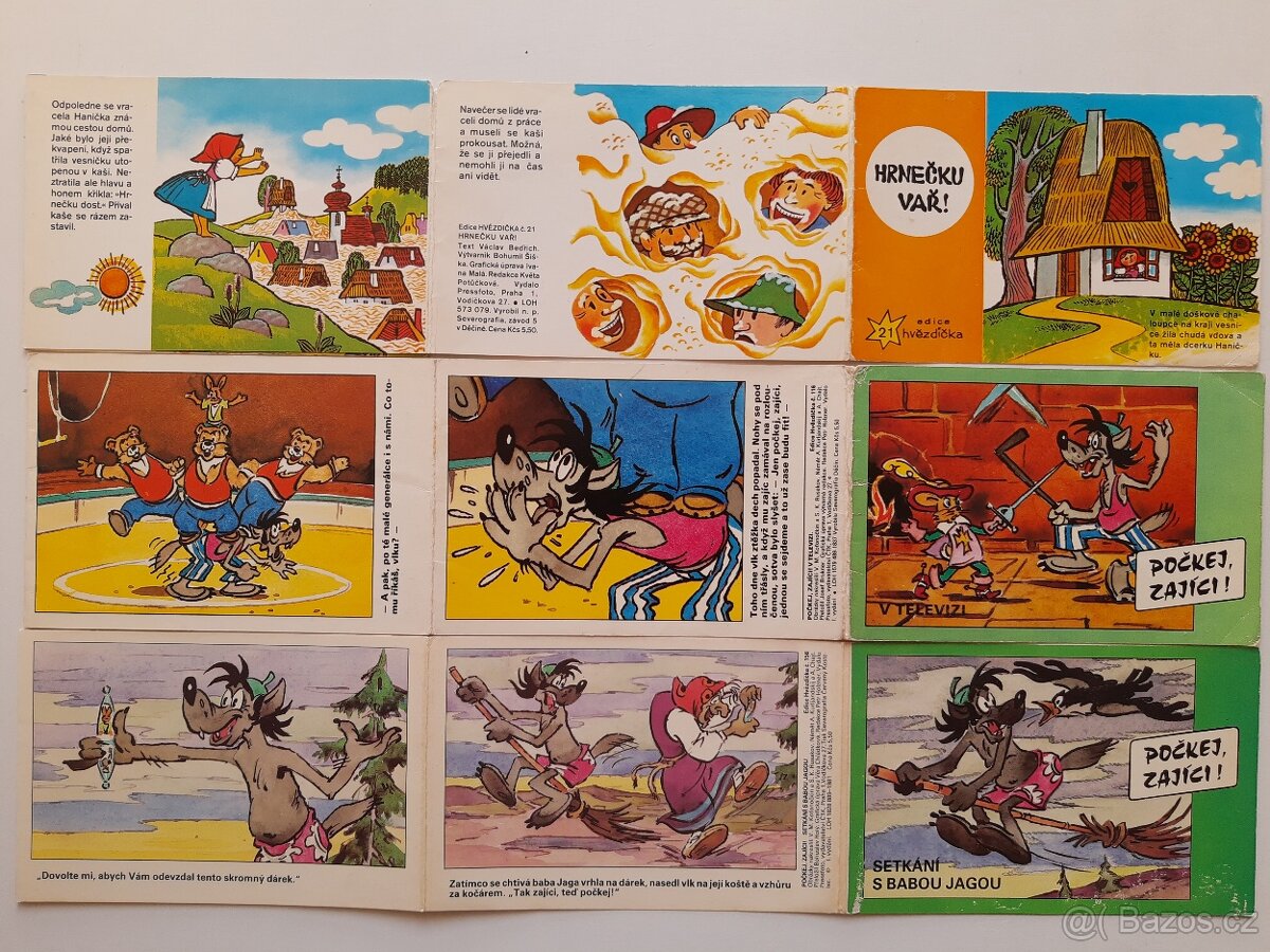 Hvězdička (set 10) - leporela (6x) - 2