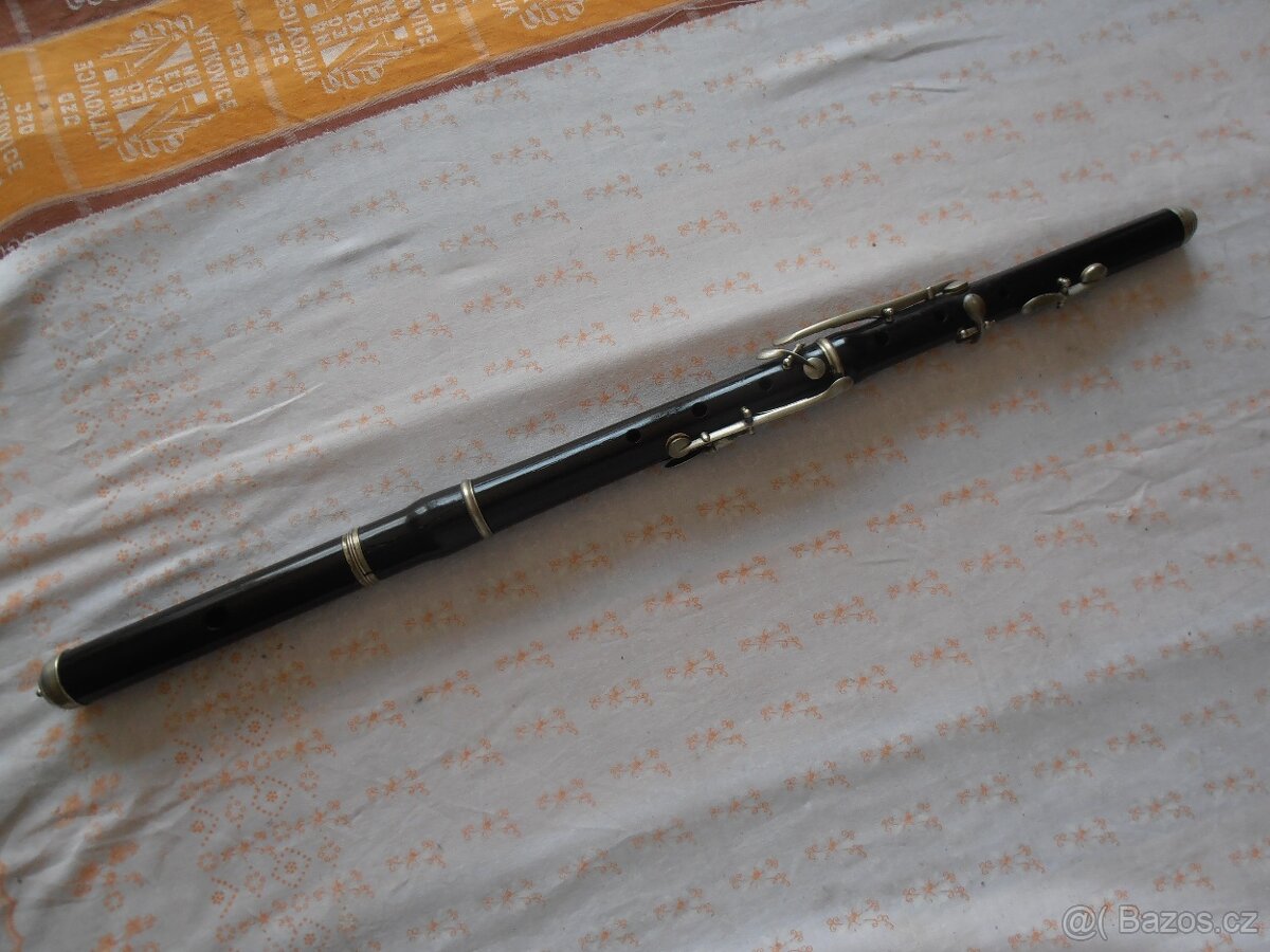 Flétna příčná, materál eben, kompletní - 2