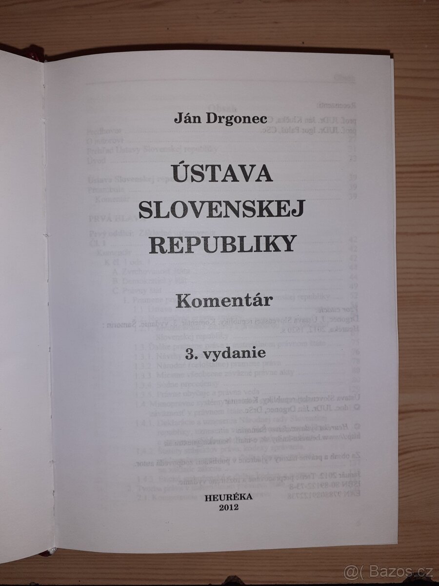 Ústava Slovenskej republiky - Ján Drgonec - 2
