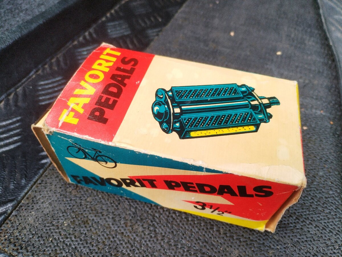 Pedály, originál nepoužité, uloženka - 2