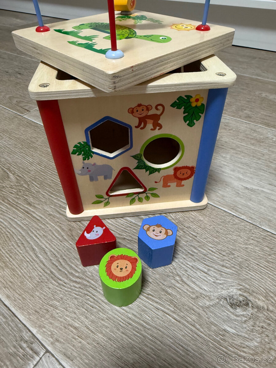 Dřevěná hrací kostka / Playtive - 2