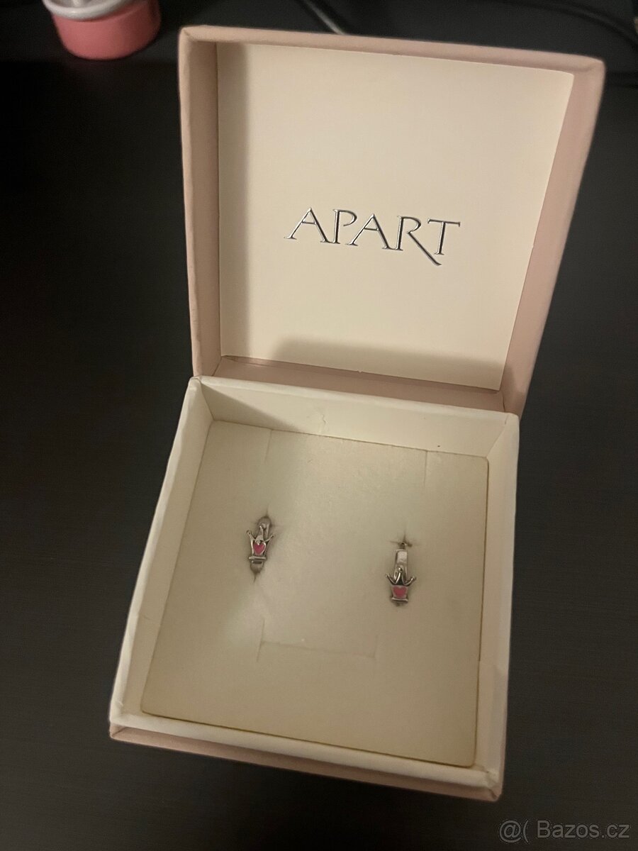 Detske stříbrné náušnice Apart - 2