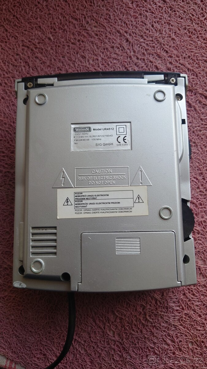 rádio-budík Watson - 2