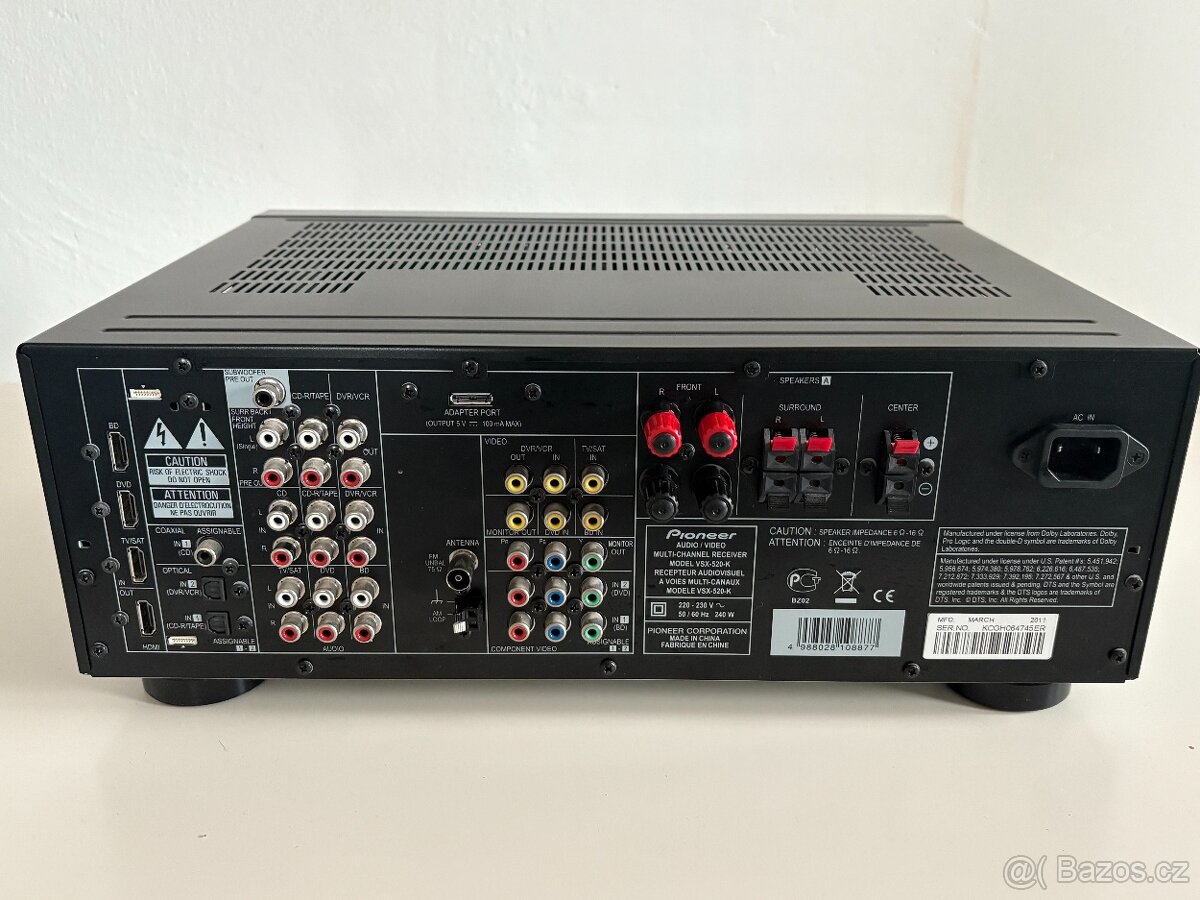 Pioneer VSX-520-K 5.1 reciever - 2