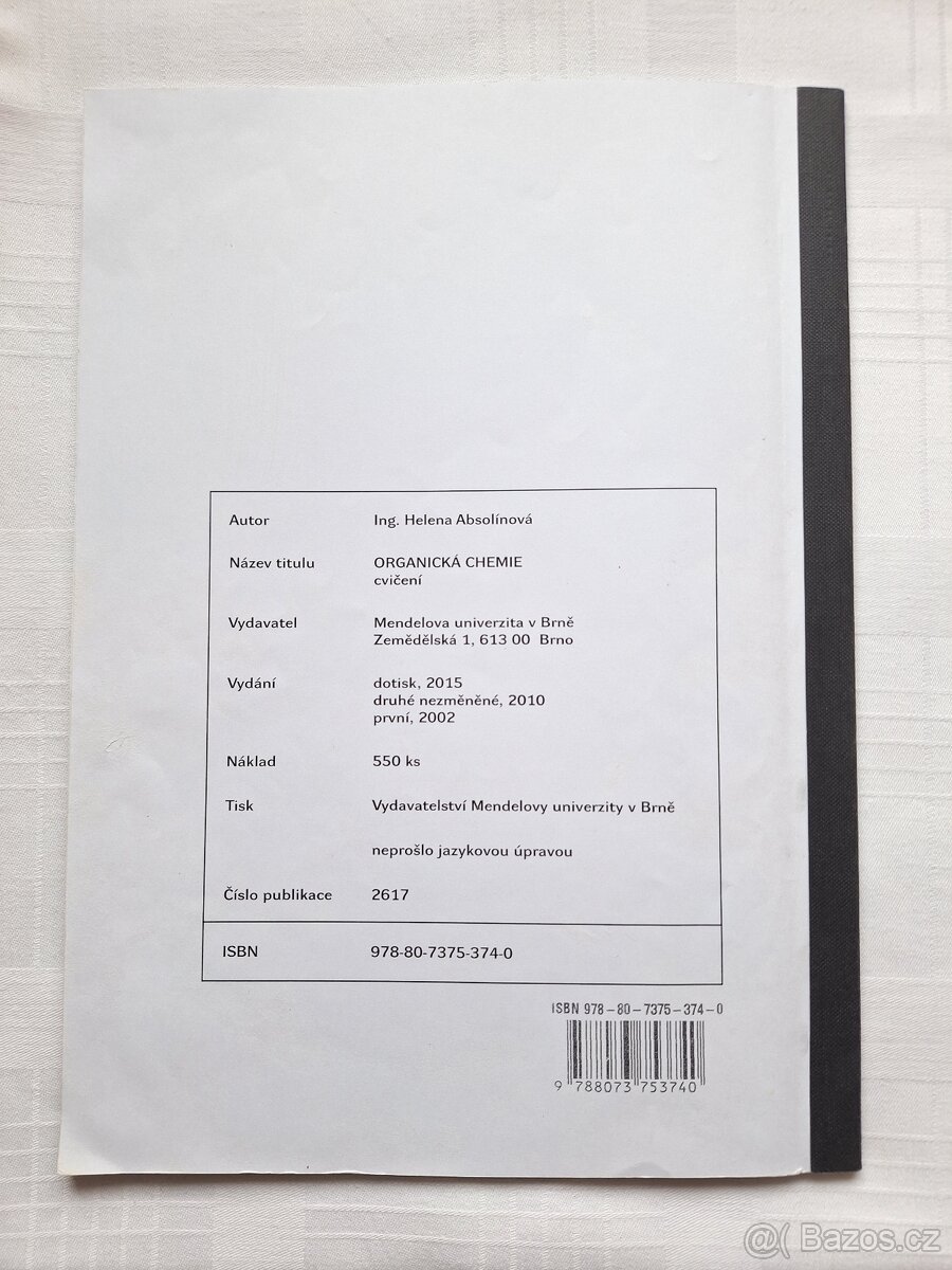 Skripta Organická chemie cvičení Mendelu - 2
