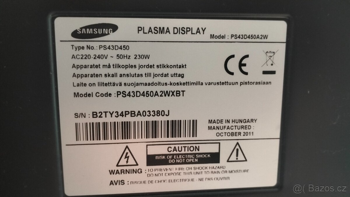 Televize Samsung Plasma-poslední nabídka - 2