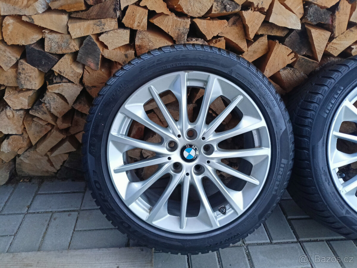 Originál alu kola Bmw 5x112 R17 styling 546,zimní 225/45/17 - 2