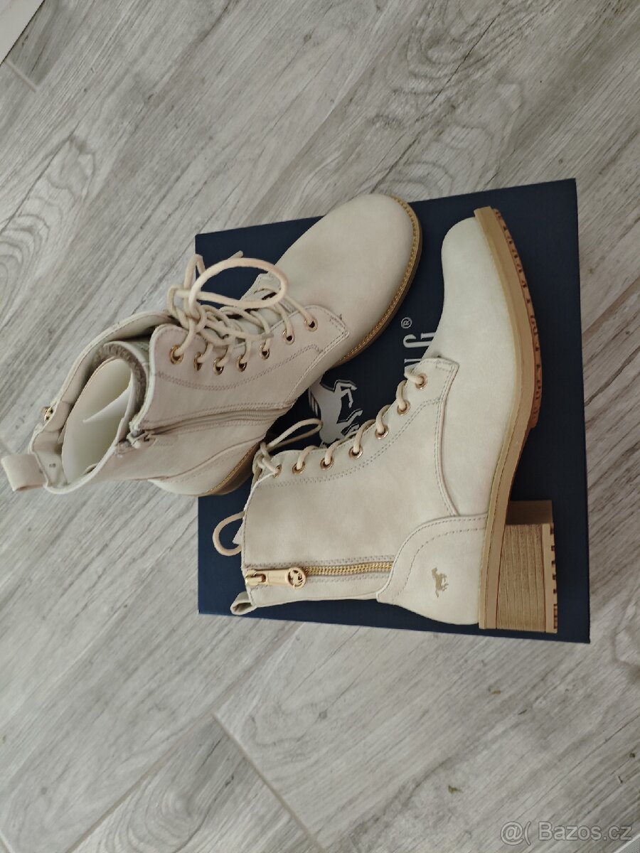 Mustang Zimní kožené boty 38 - 2