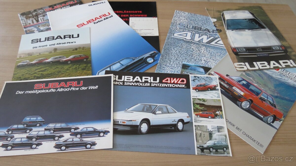 Prospekty Subaru Mazda Toyota Nissan Mitsubishi Honda. - 2