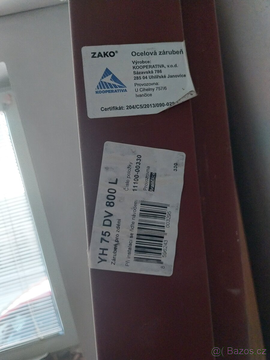 Zárubně nové 80 L - 2