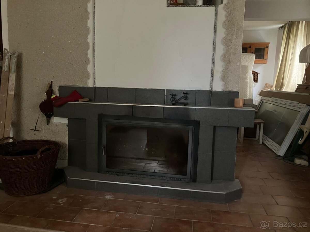 Krbové přední sklo na krb - 2