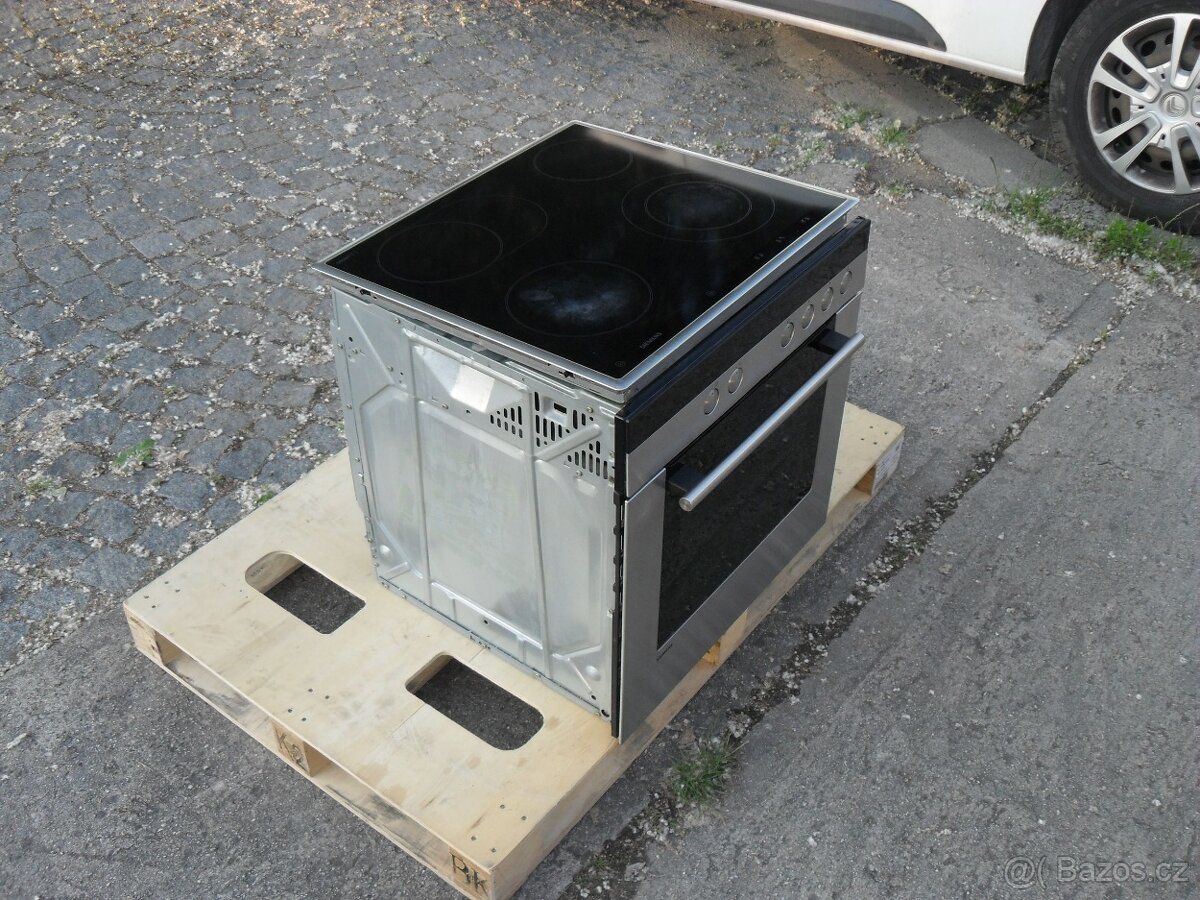 VESTAVNÝ ELEKTRICKÝ SKLOKERAMICKÝ SPORÁK SIEMENS,NEREZ+ZRCAD - 2