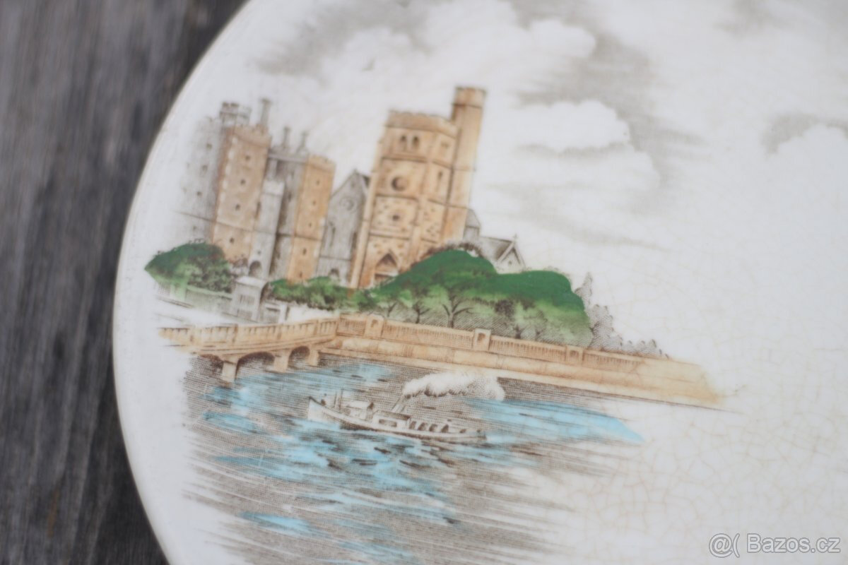 Anglický porcelán od Alfred Meakin - talíř - 2