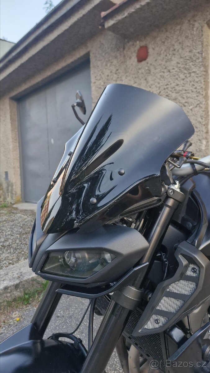 Yamaha MT-09 zatmavené vysoké plexi - 2