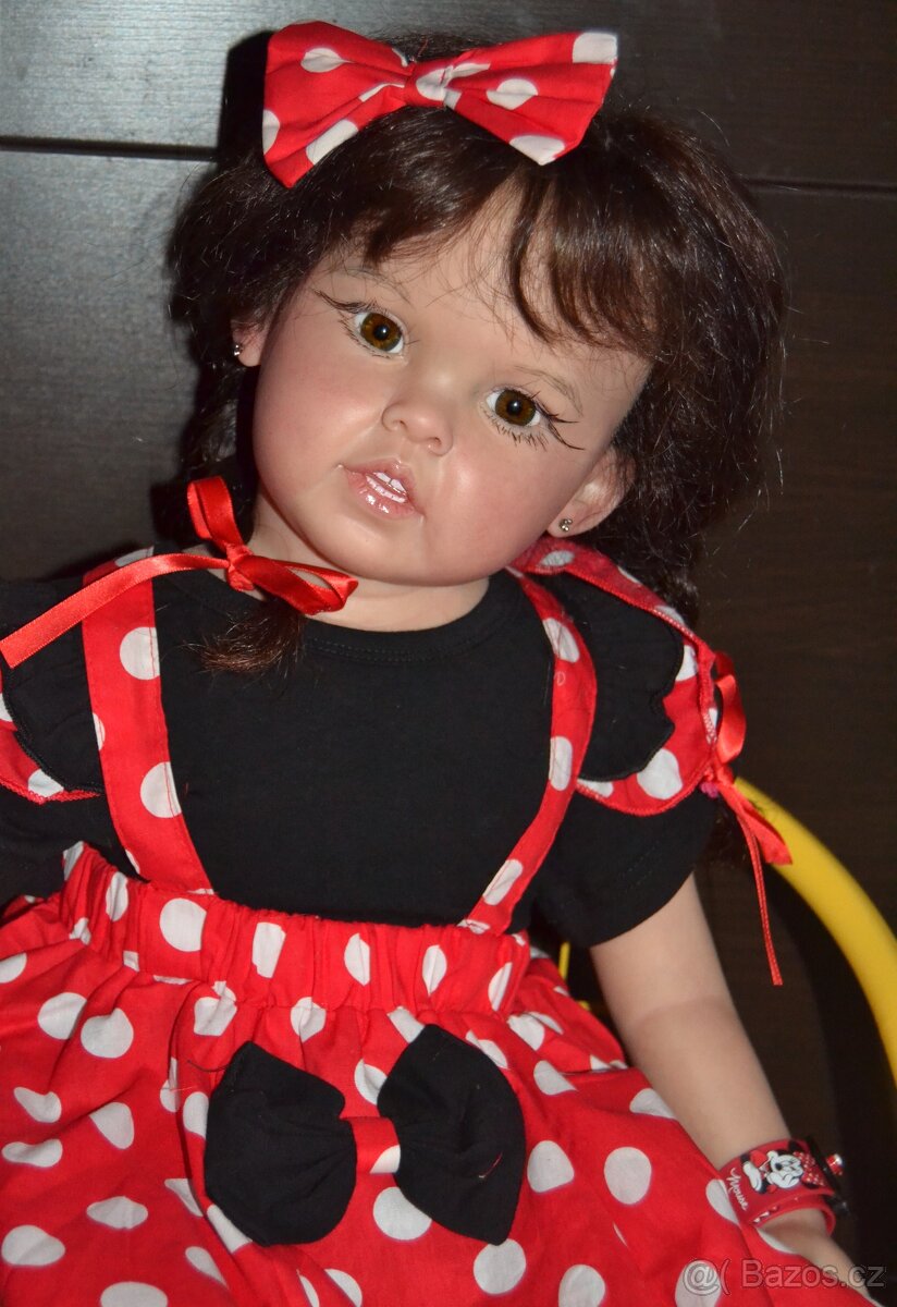 Prodám velkou sedící reborn holčičku z kitu Cressida - 2