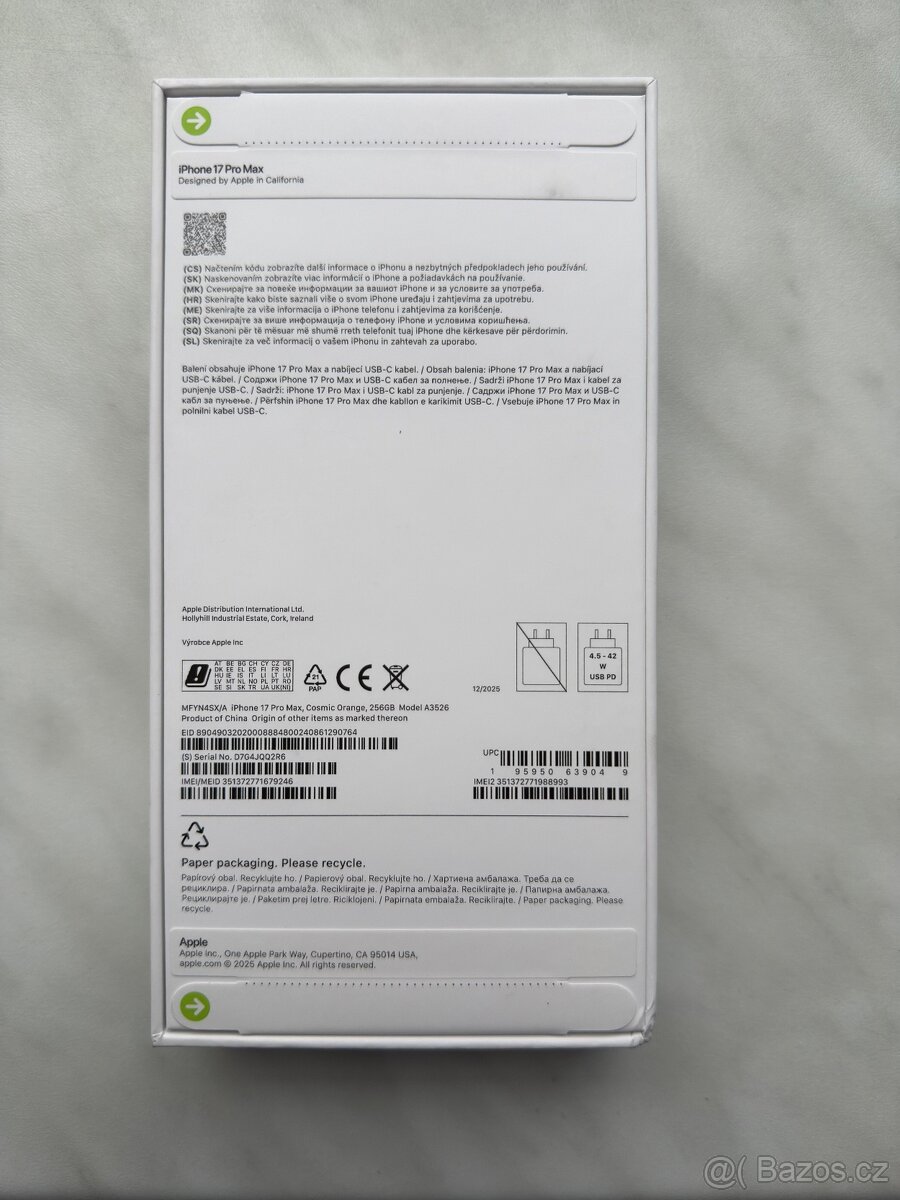 Apple iPhone 17 Pro Max 256GB Orange NOVÝ - 2