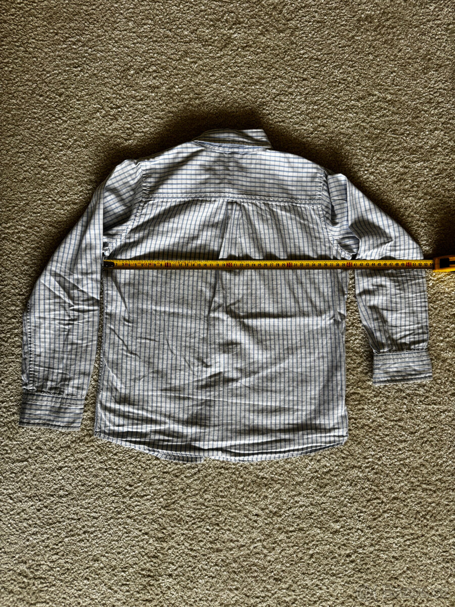 Chlapecká košile s dlouhým rukávem vel.122cm zn.BENETTON - 2