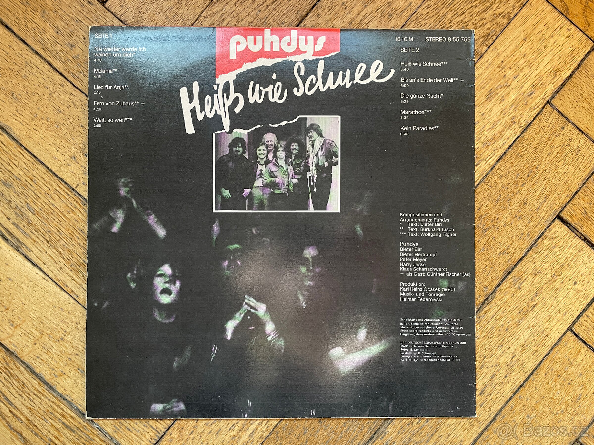 LP deska PUHDYS Heiss wie Schnee - 2
