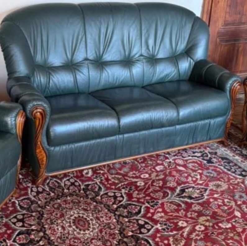 Luxusní italská kožená sedačka, 4094 - 2