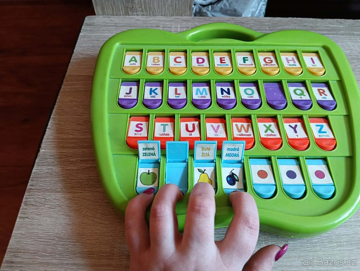 Výuková hračka – abeceda, obrázky a barvy - 2