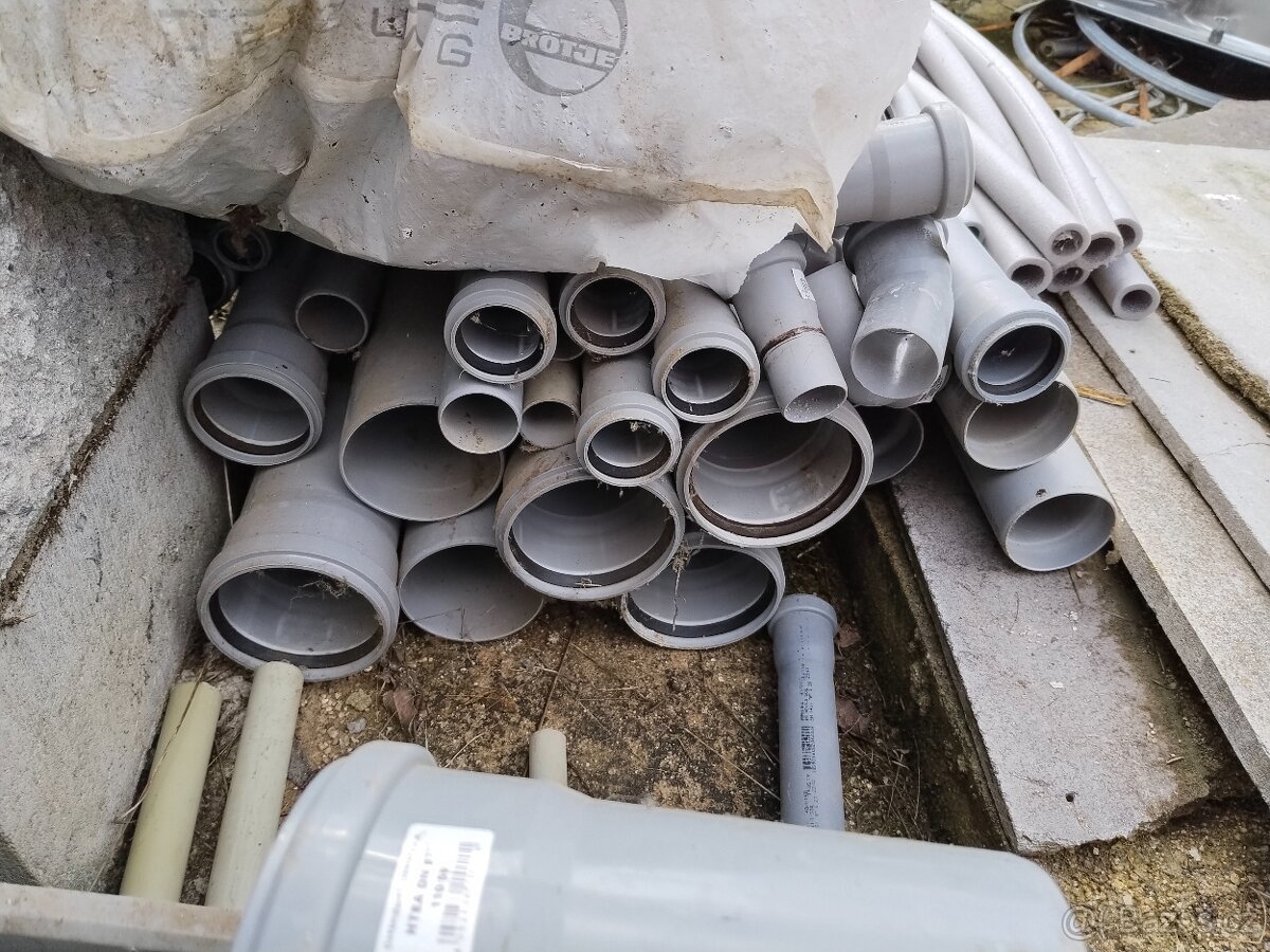 HT potrubí a tvarovky + vodovodní trubka - 2