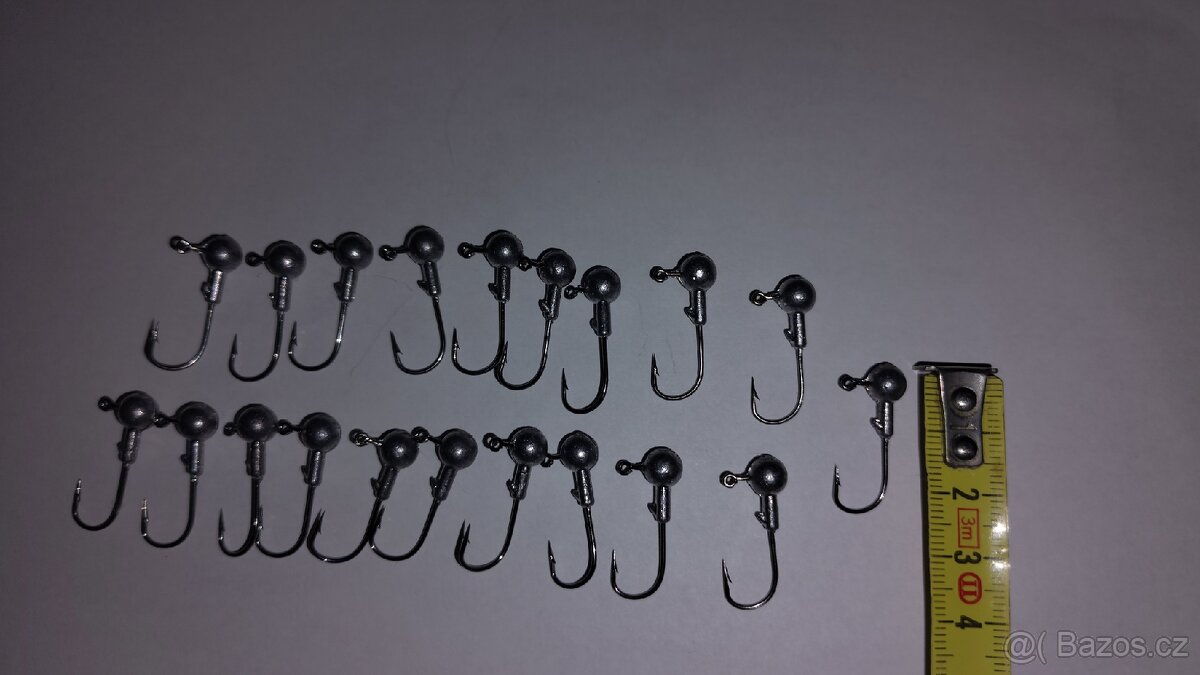 Sada 20 ks Jigových Hlaviček 2g, (2,5 cm). - 2