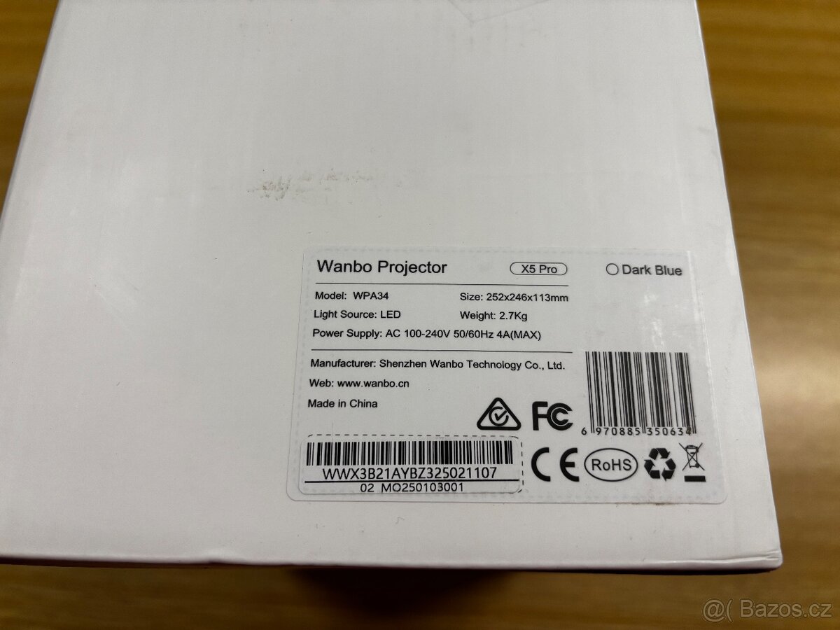 Projektor Wanbo X5 PRO - Full-HD - 2