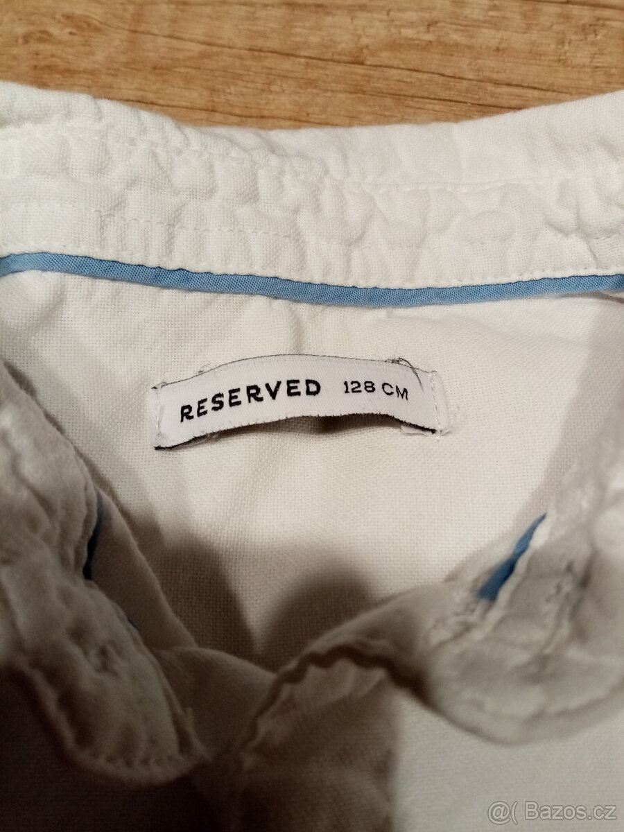 bílá košile RESERVED vel. 128 - 2