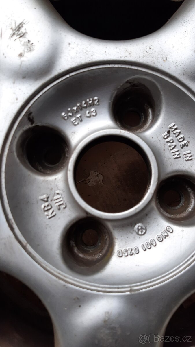 ALU R14 4x100 obuto nové zimní 185/60 R14 - 2