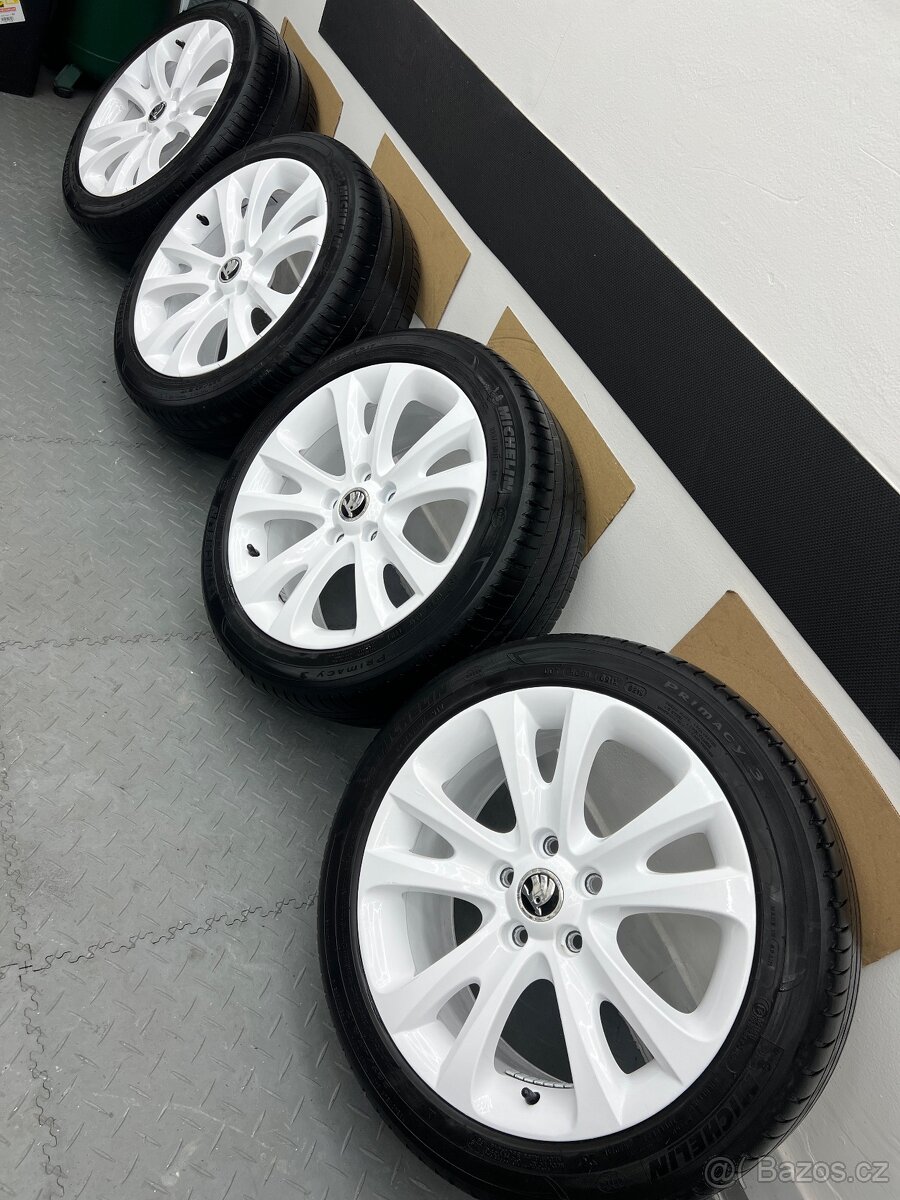 Originál Škoda Alu Trifid R17 5x112 NOVÝ KOMAXIT - 2