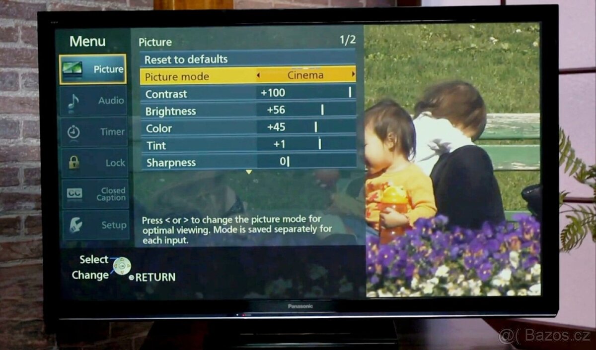 Panasonic TC-P50U50 full HD, 600Hz 140cm - 2