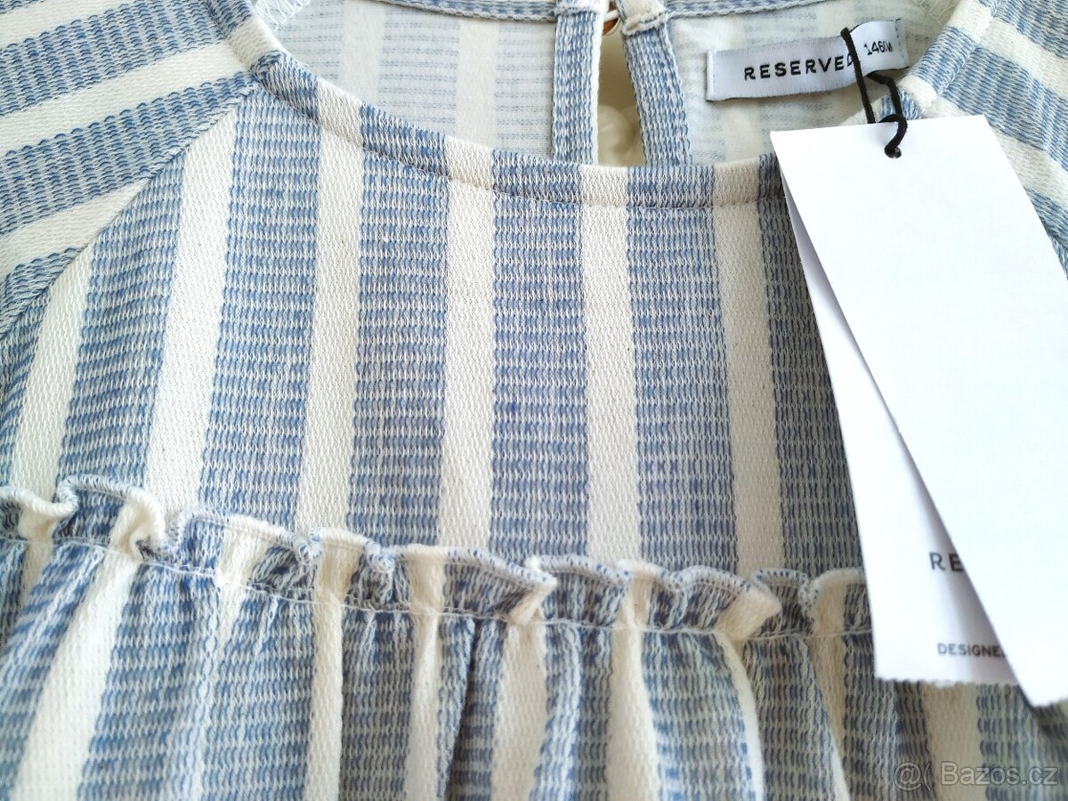 Nové přírodní šaty Reserved 134 a 140 podzimní PC 600 - 2