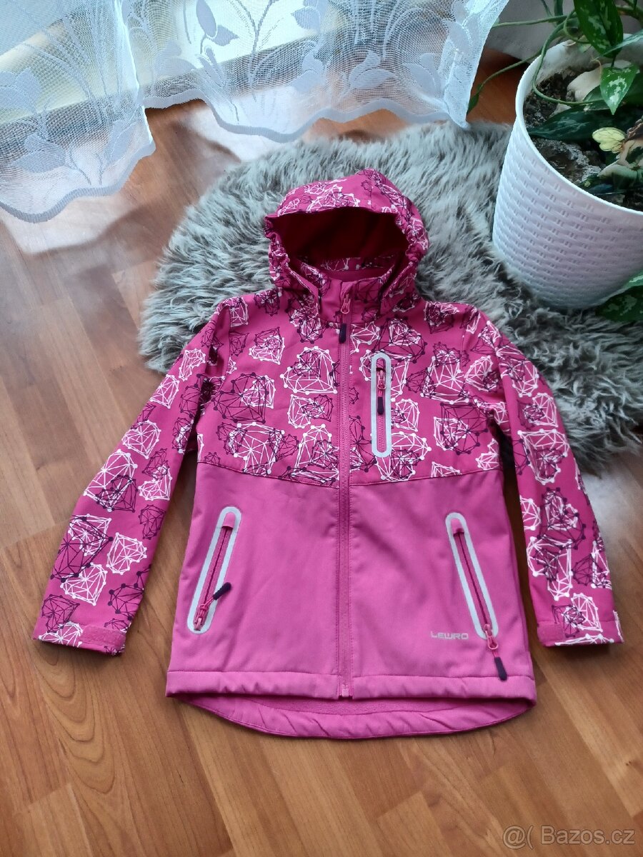 Softshelová bunda vel.128-134 Lewro - 2