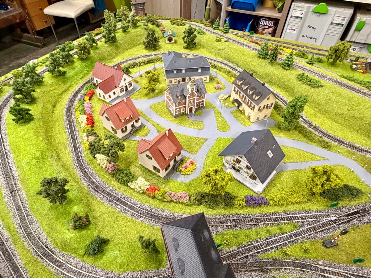 Analogové kolejiště TT (1:120) 272x169cm - 2