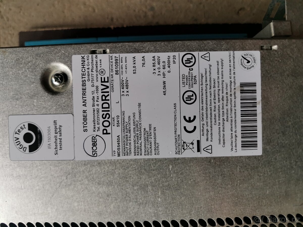 Frekvenční měnič Stöber - 2