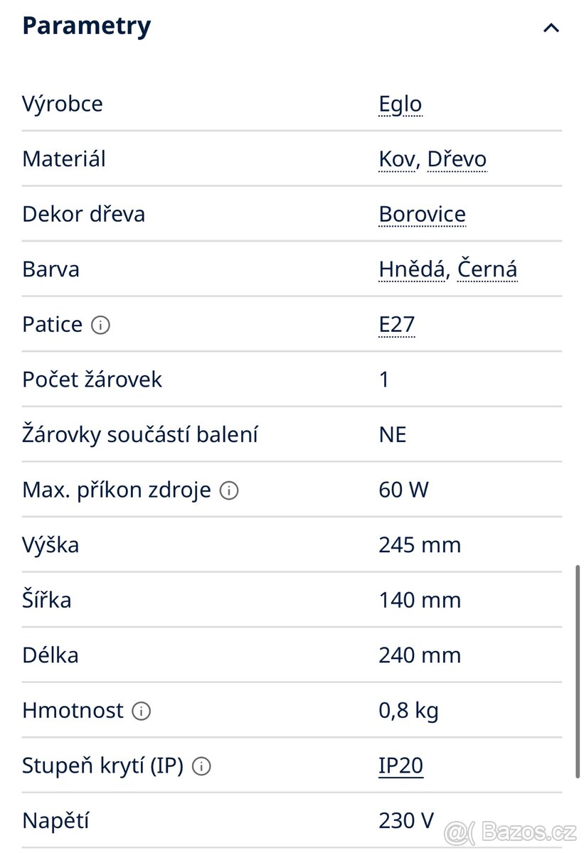 Nástěnné svítidlo - 2