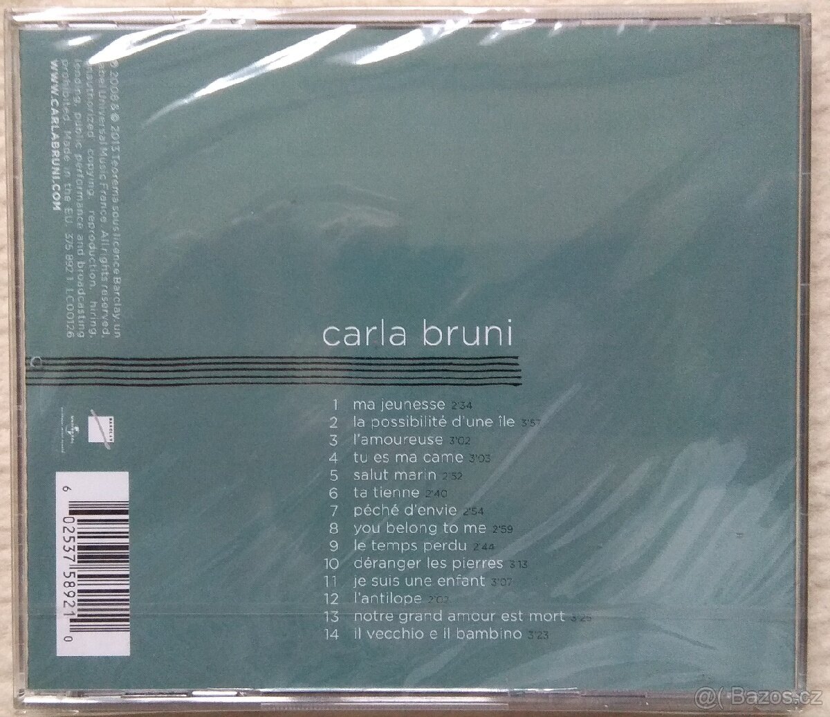 Carla Bruni - Comme Si De Rien Nétait
CD
- 2