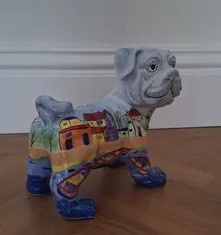 Kasička Sparkasse buldoček s domečky - 2