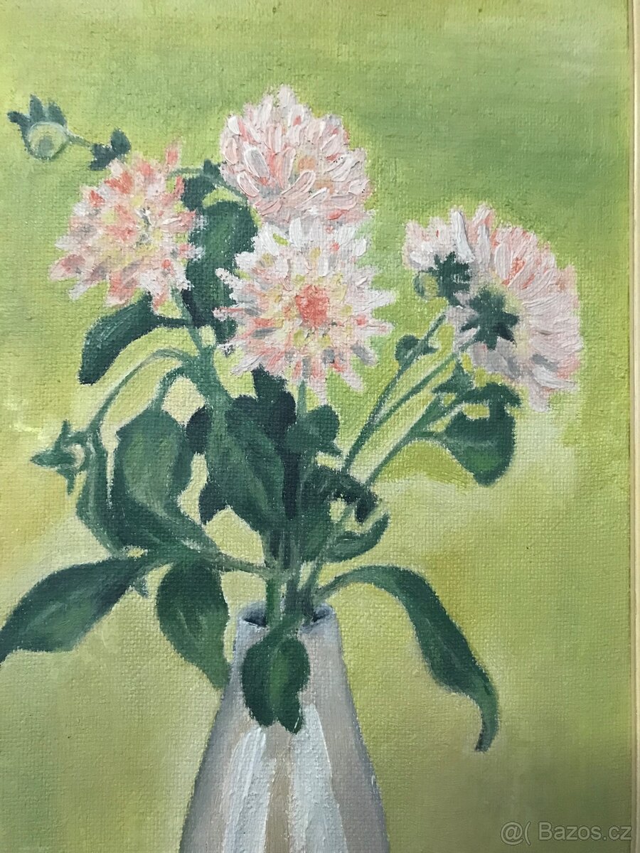 Obraz - kytice ve váze - Vovsová - 2