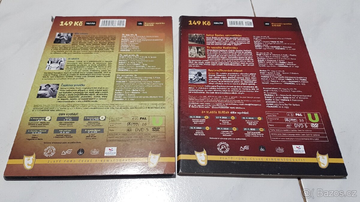 DVD české filmy - 2