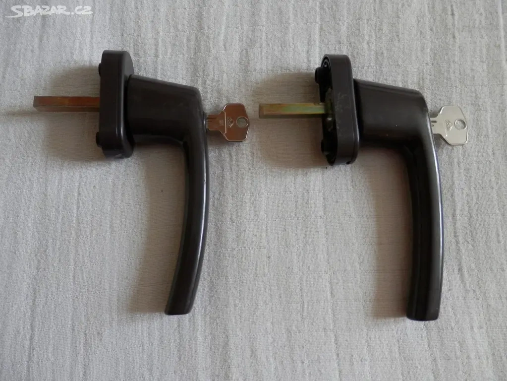 Okenní klika uzamykatelná - 6 ks - 2