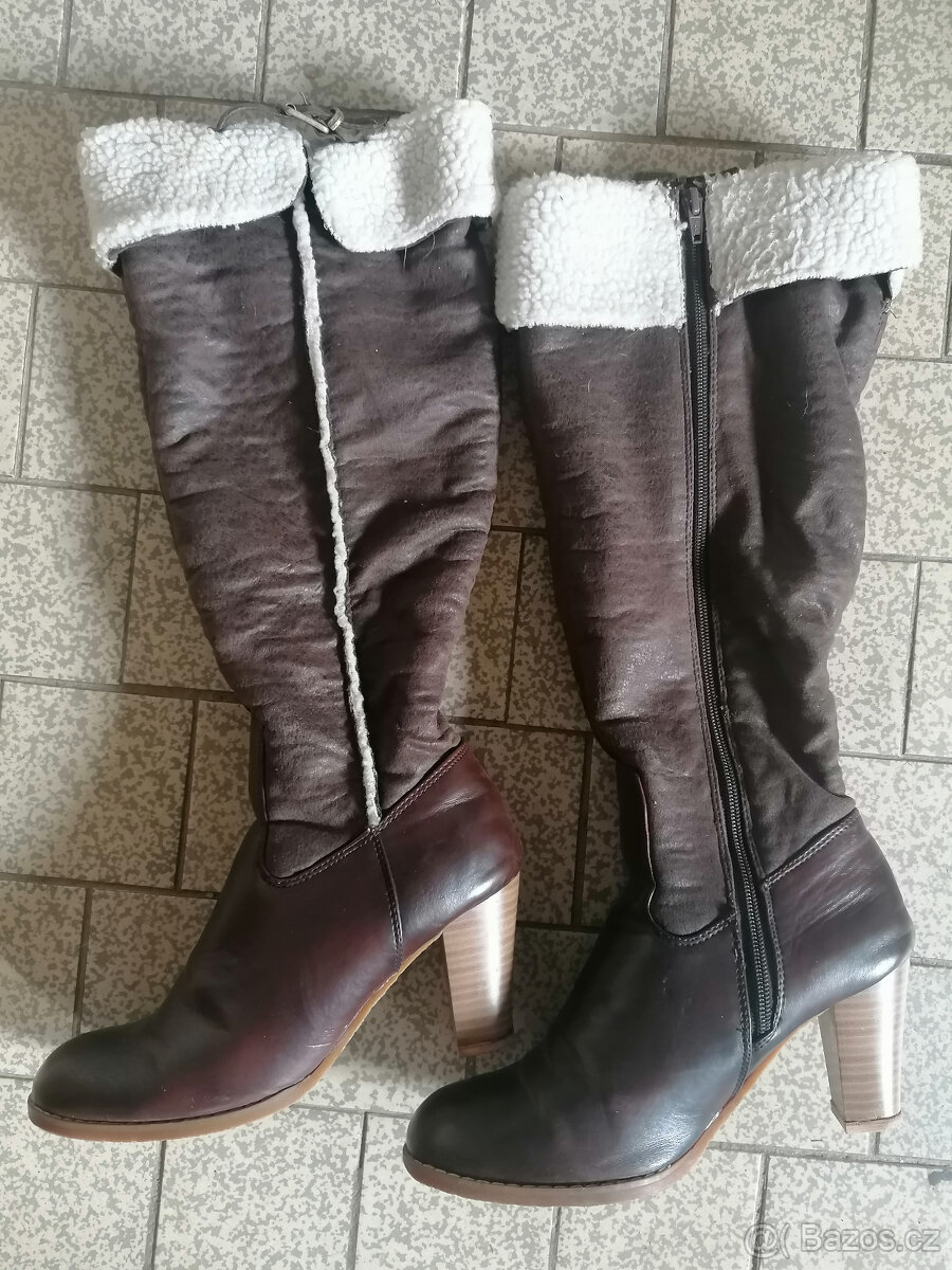 Hnědé kozačky - 2