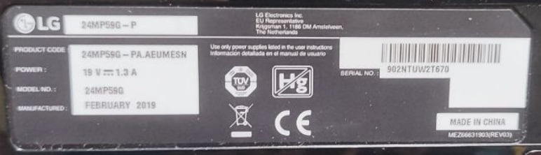 LG 24MP59G - 2